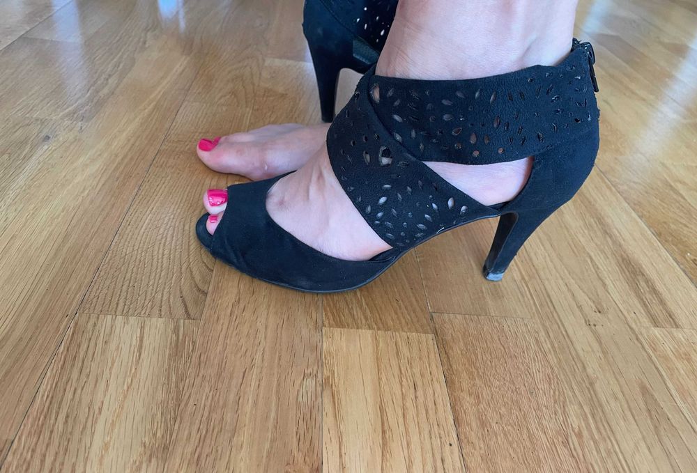 Sandały na obcasie, marki Promod, rozmiar 40