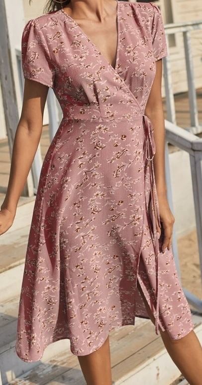 Vestido Midi Floral Boho