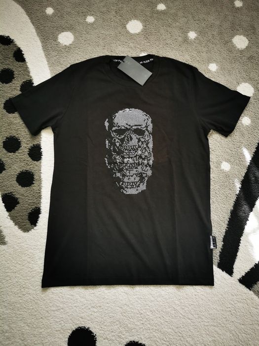 Koszulki z ćwiekami z motywem czaszki Philipp Plein