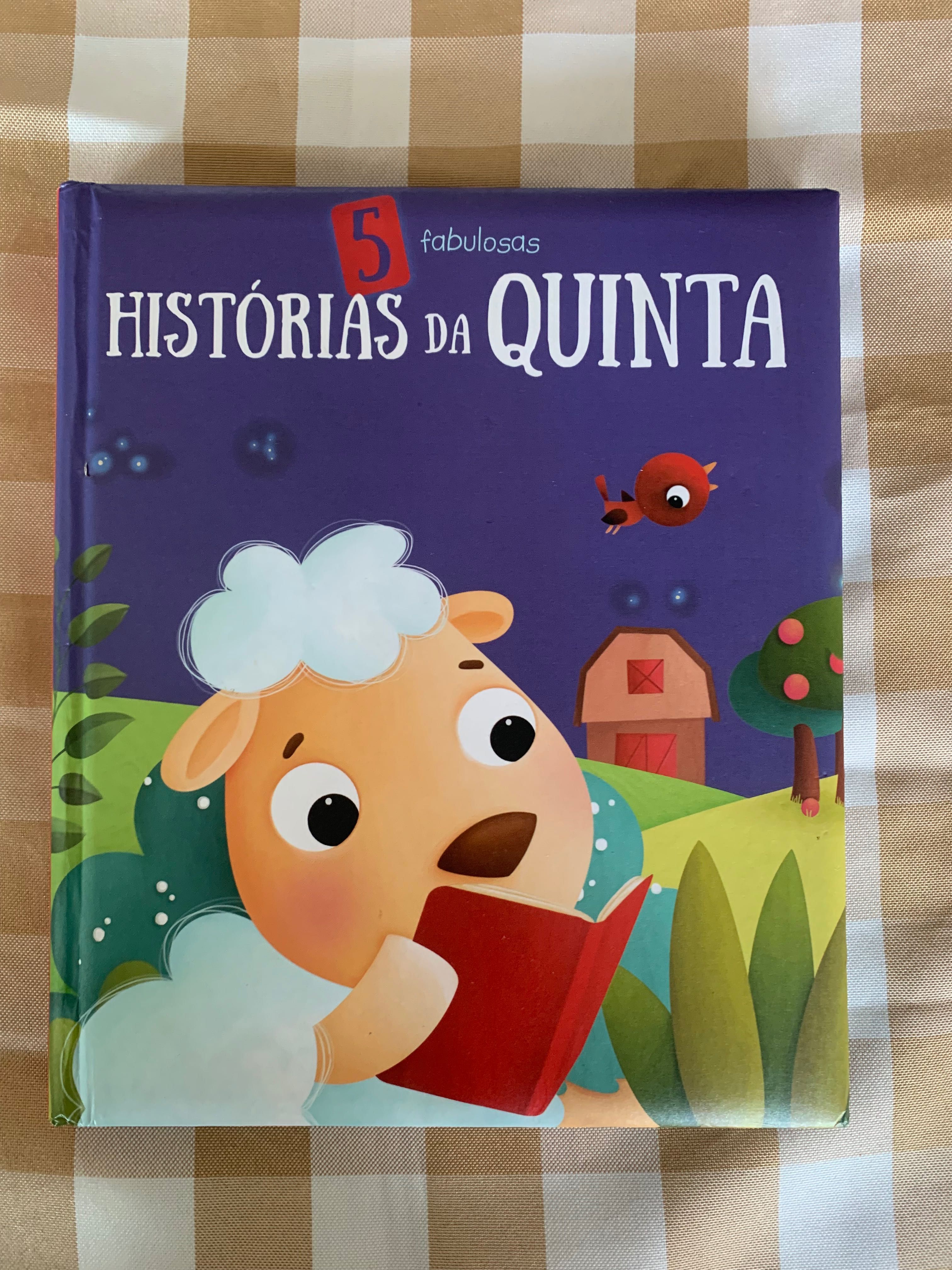 Livro infantil Histórias da Quinta “Clara a Vaca Criativa”