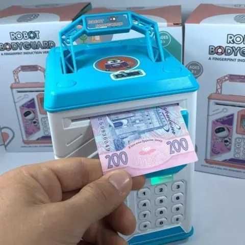 Электронная Копилка сейф с отпечатком
