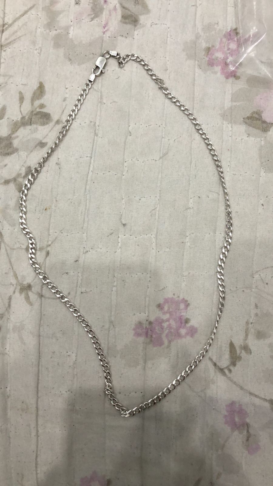 Cordão de prata  silver