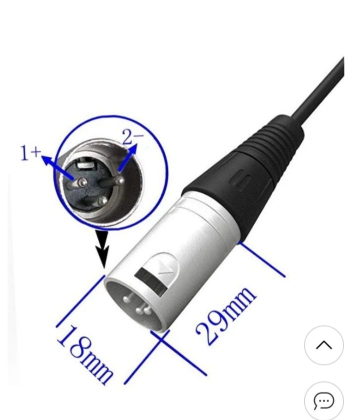 Ładowarka 36V 3A 3pin li-ion z wentylatorem