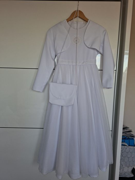 Sukienka komunijna, dodatki komunijne, 146/152