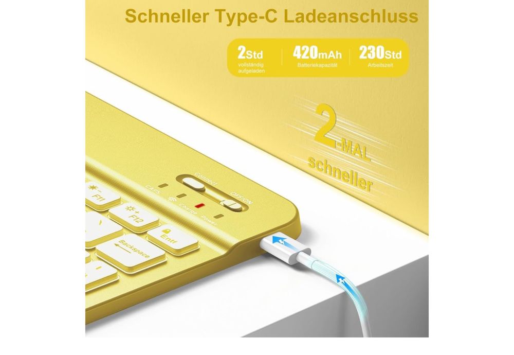 Etui z klawiatura do iPad 10 iPad 11 Vobafe