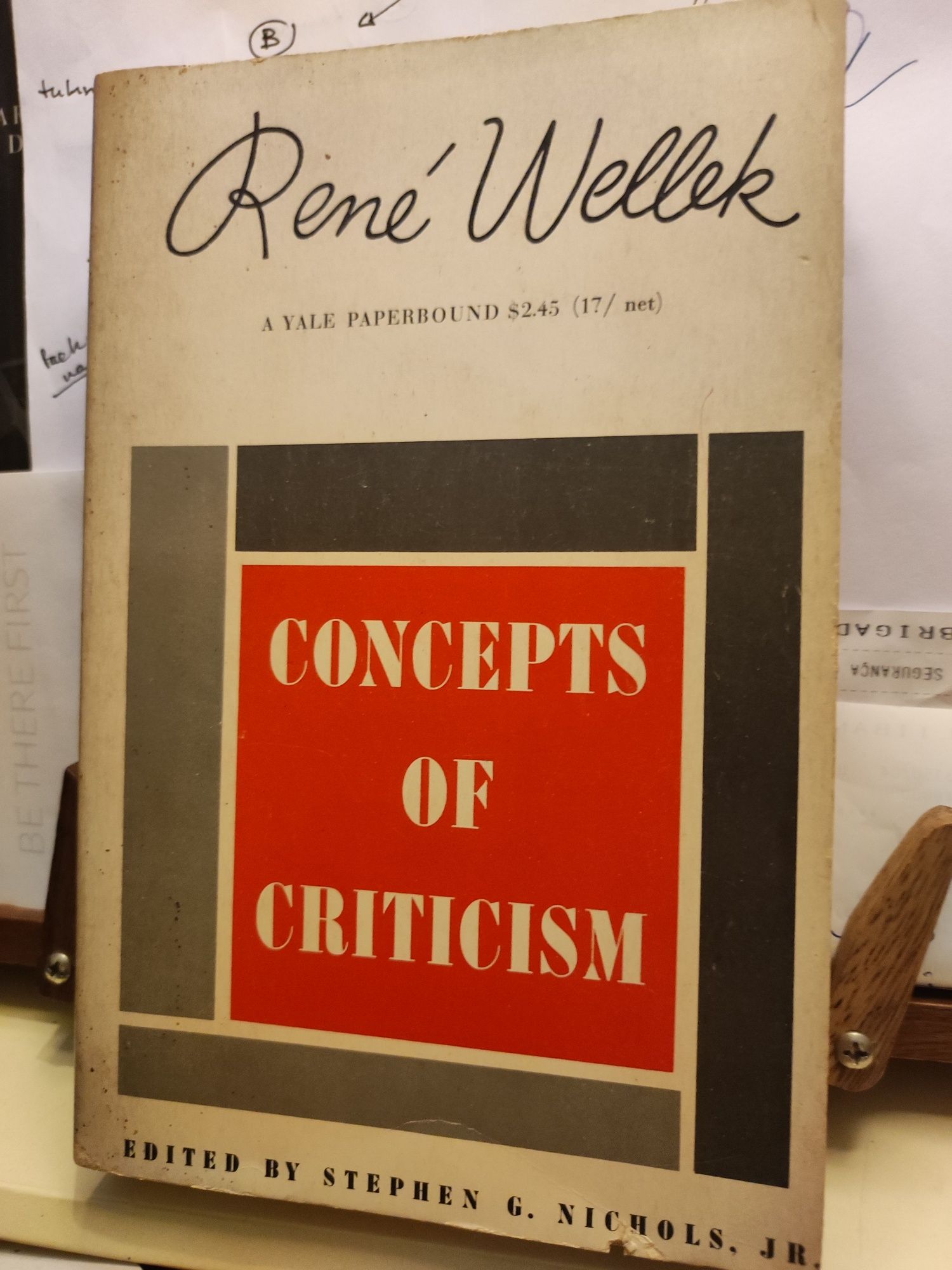 René Wellek - Concepts of Criticism