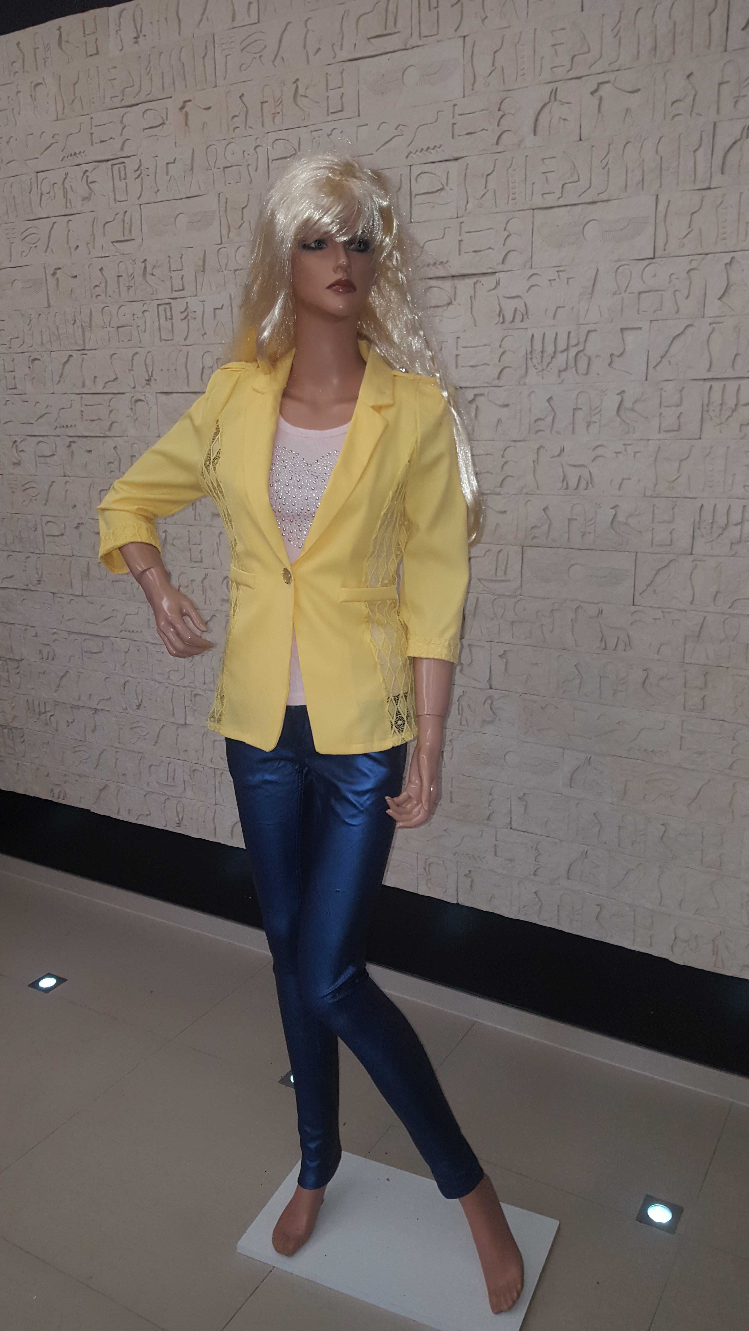 Marynarka żółta Fashion rozm M