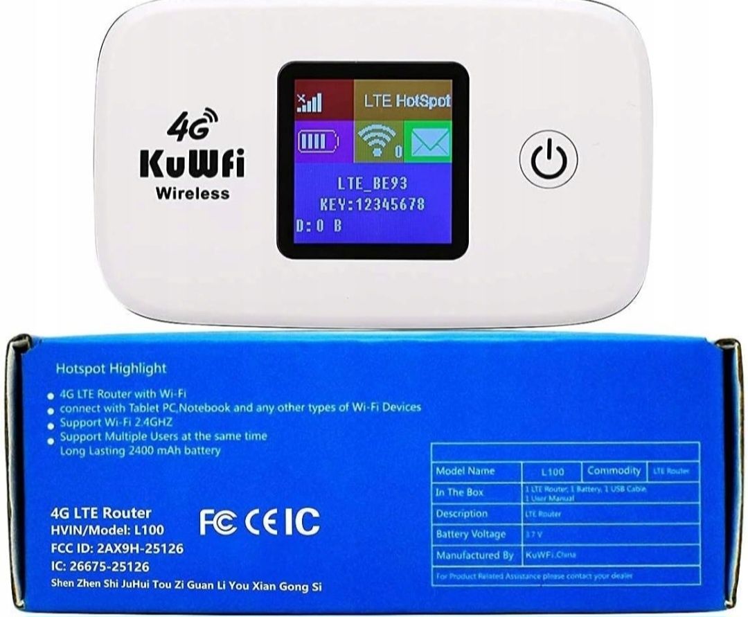 Router KuWFi L100 802.11n (Wi-Fi 4)