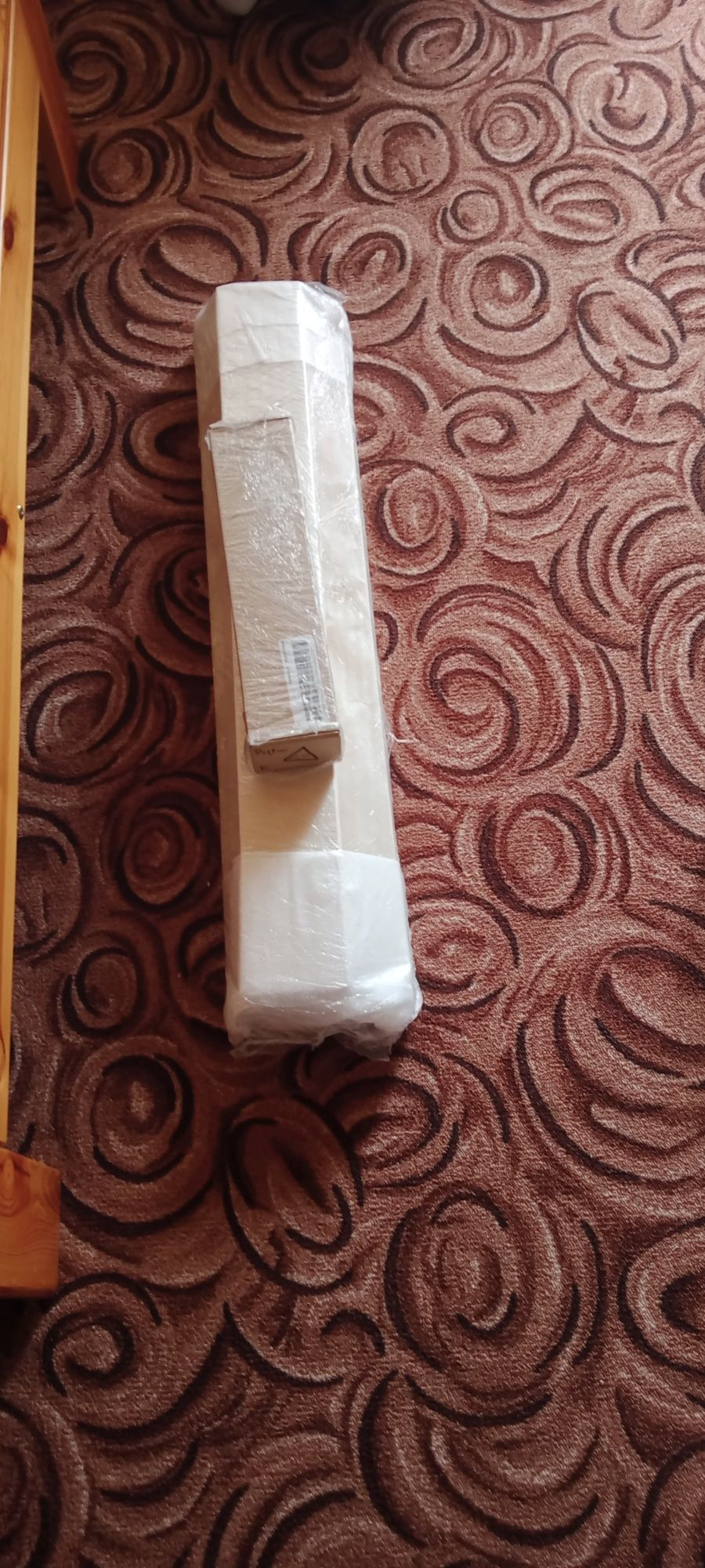 Łóżeczko dziecięce Meblik basic vanilla materac + półka
