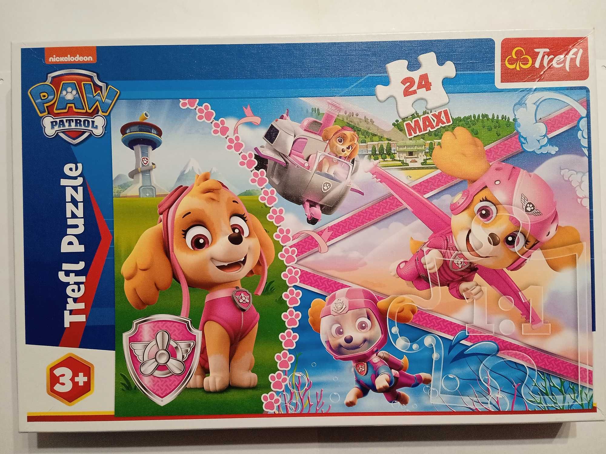 Puzzle Psi Patrol Maxi 24 jak Nowe