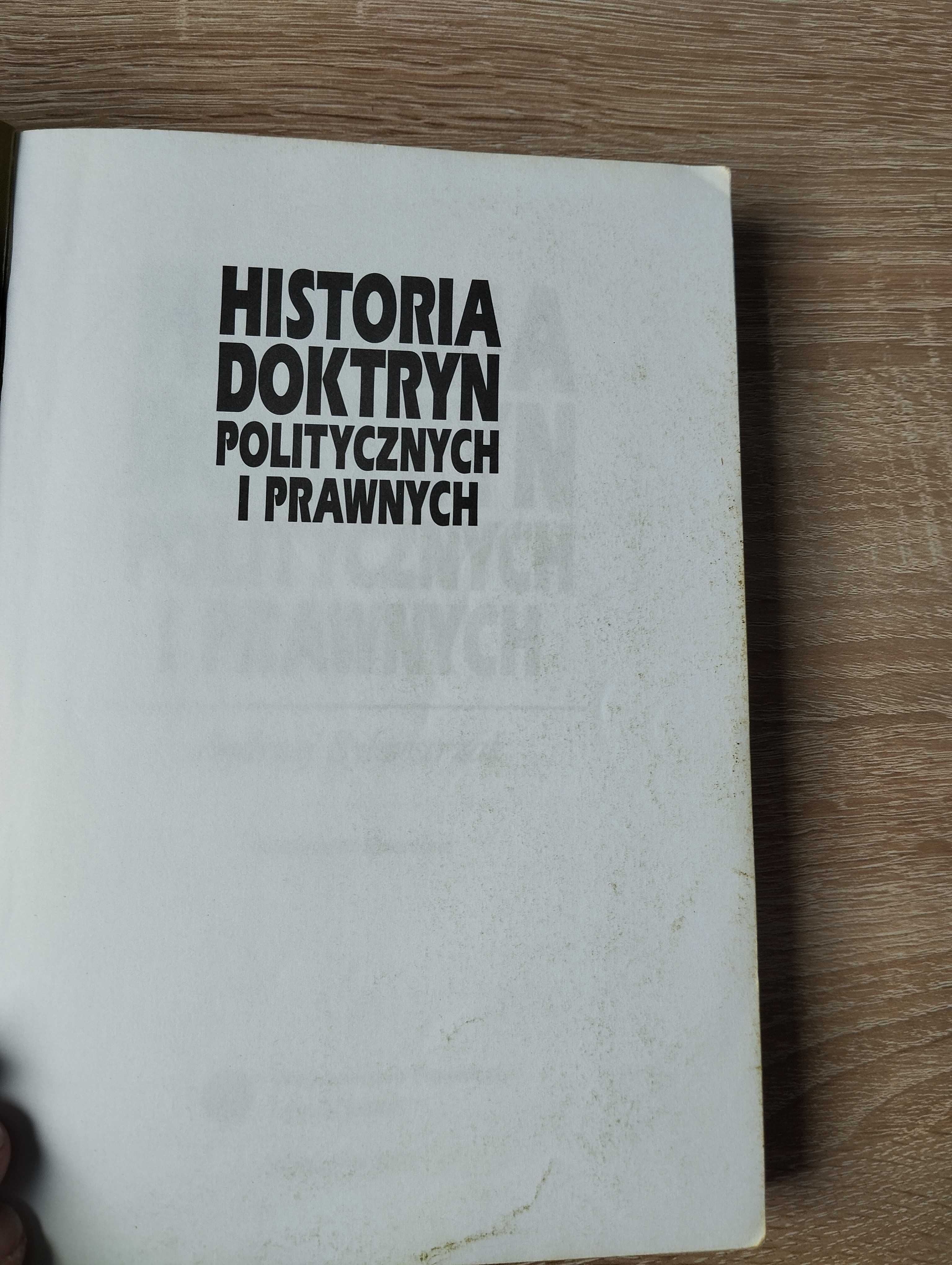 Historia doktryn politycznych i prawnych