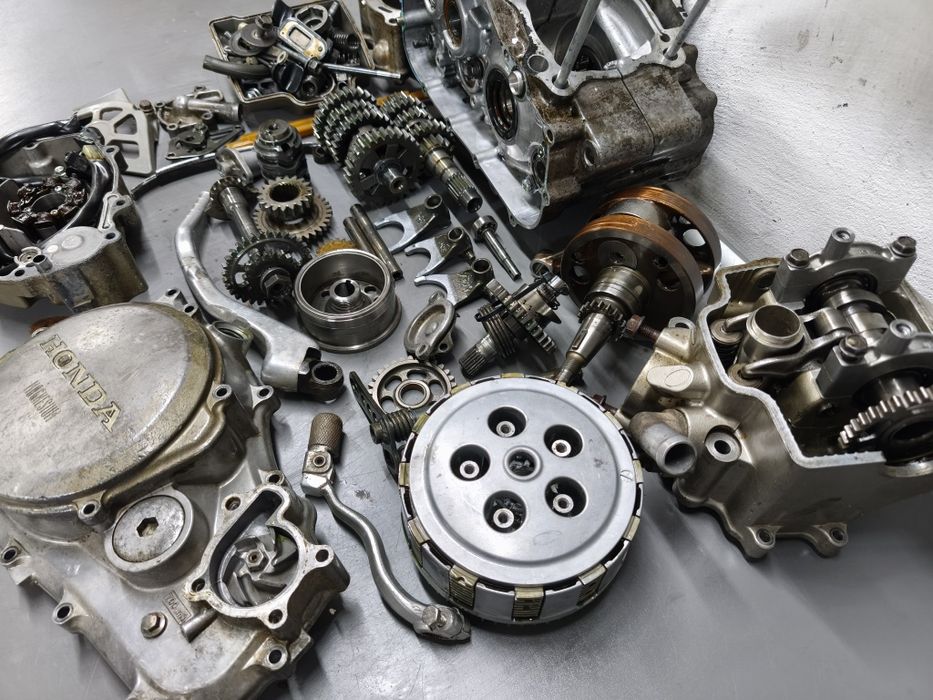 Honda crf 250r 04-09r głowica kartery stator Kopka balans skrzynia wal