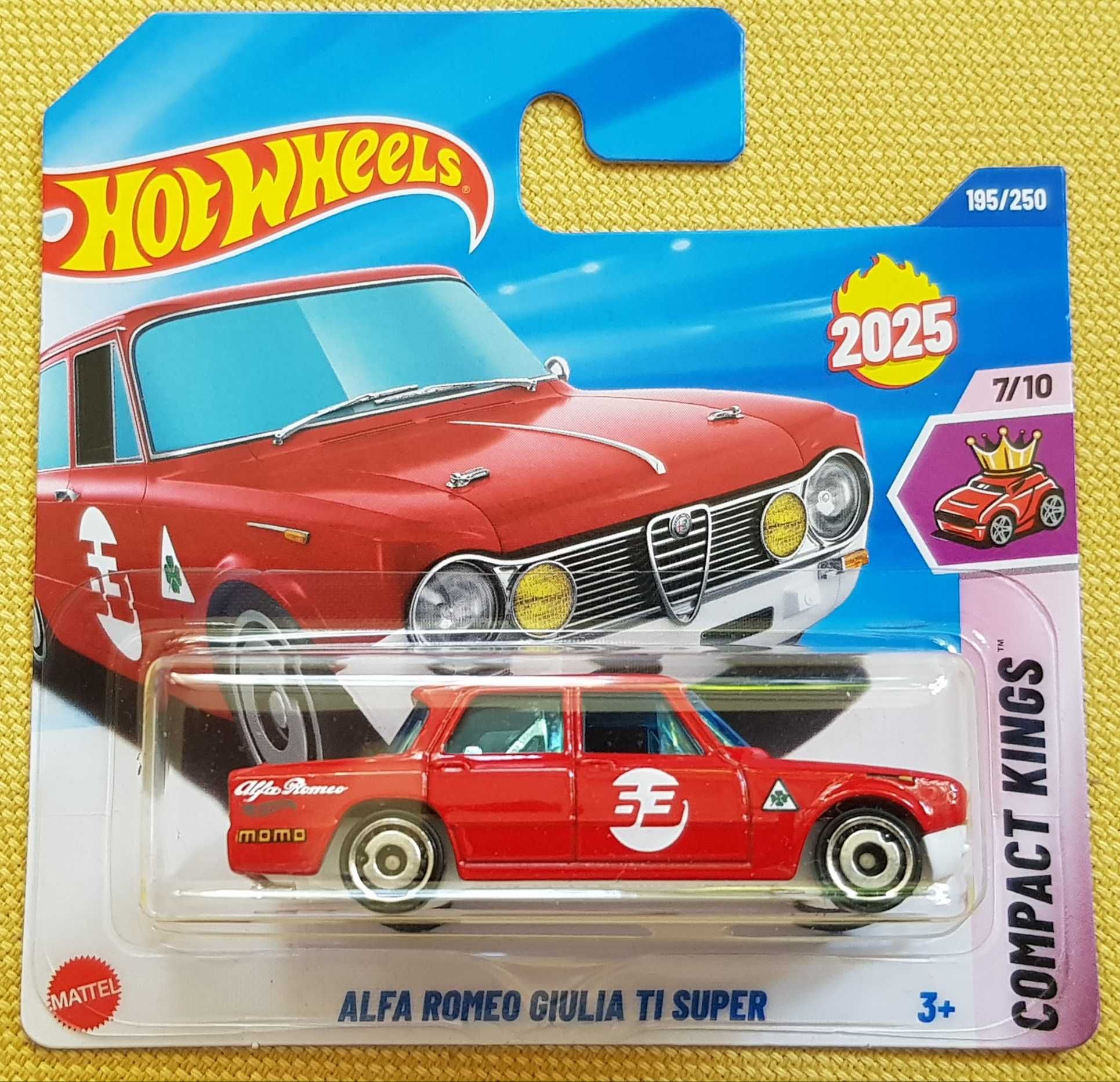 Alfa Romeo Giulia Ti Super Hot Wheels ERROR