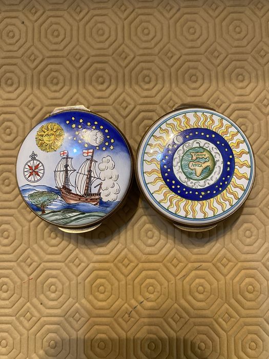 2 caixas de coleção da Expo 92 de Inglaterra