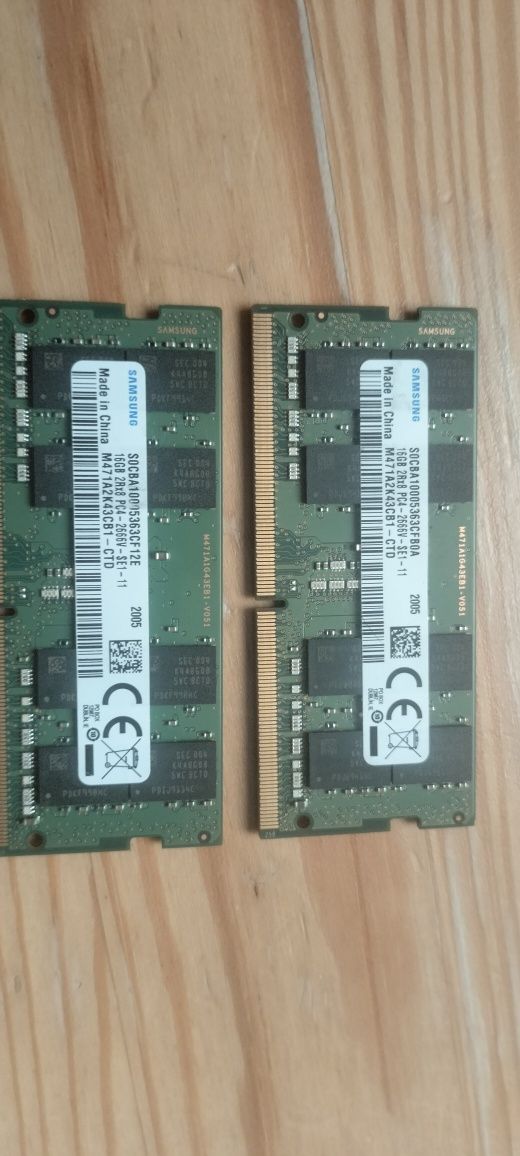 Samsung 2x16 ddr4 (парні)