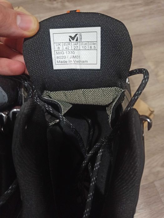 Трекинговые ботинки Millet hike up mid gtx 42р 27см