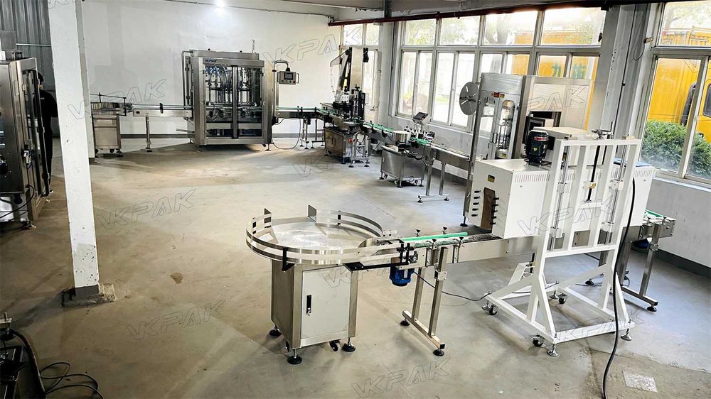 Linha de enchimento para líquidos/viscosos, linha de engarrafamento