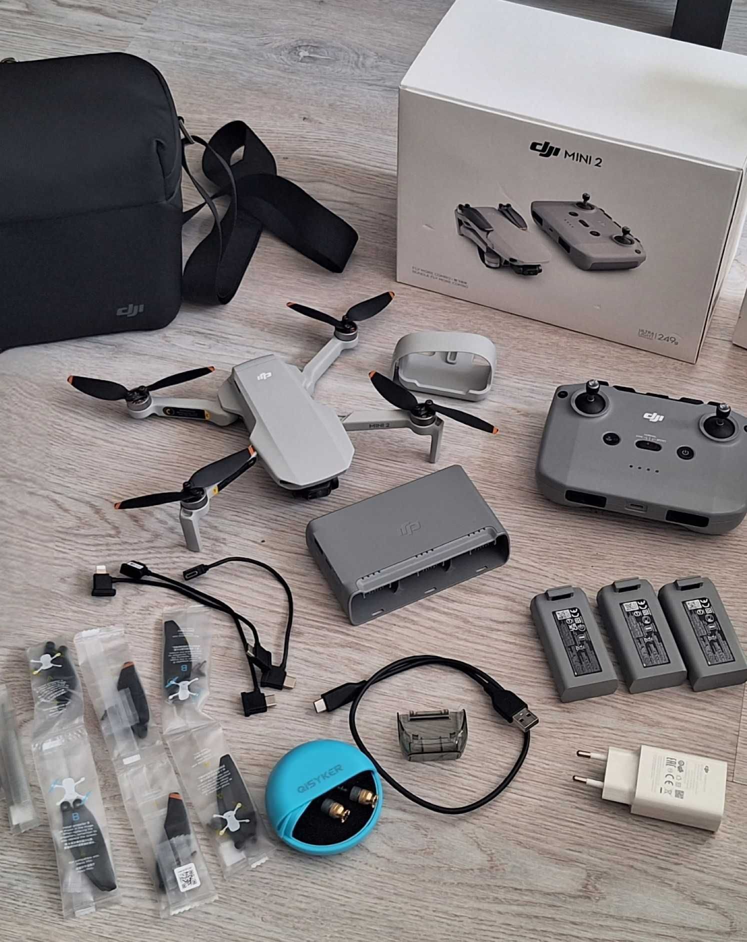 Drone Dji Mini 2 Combo Fly More com alguns Extras