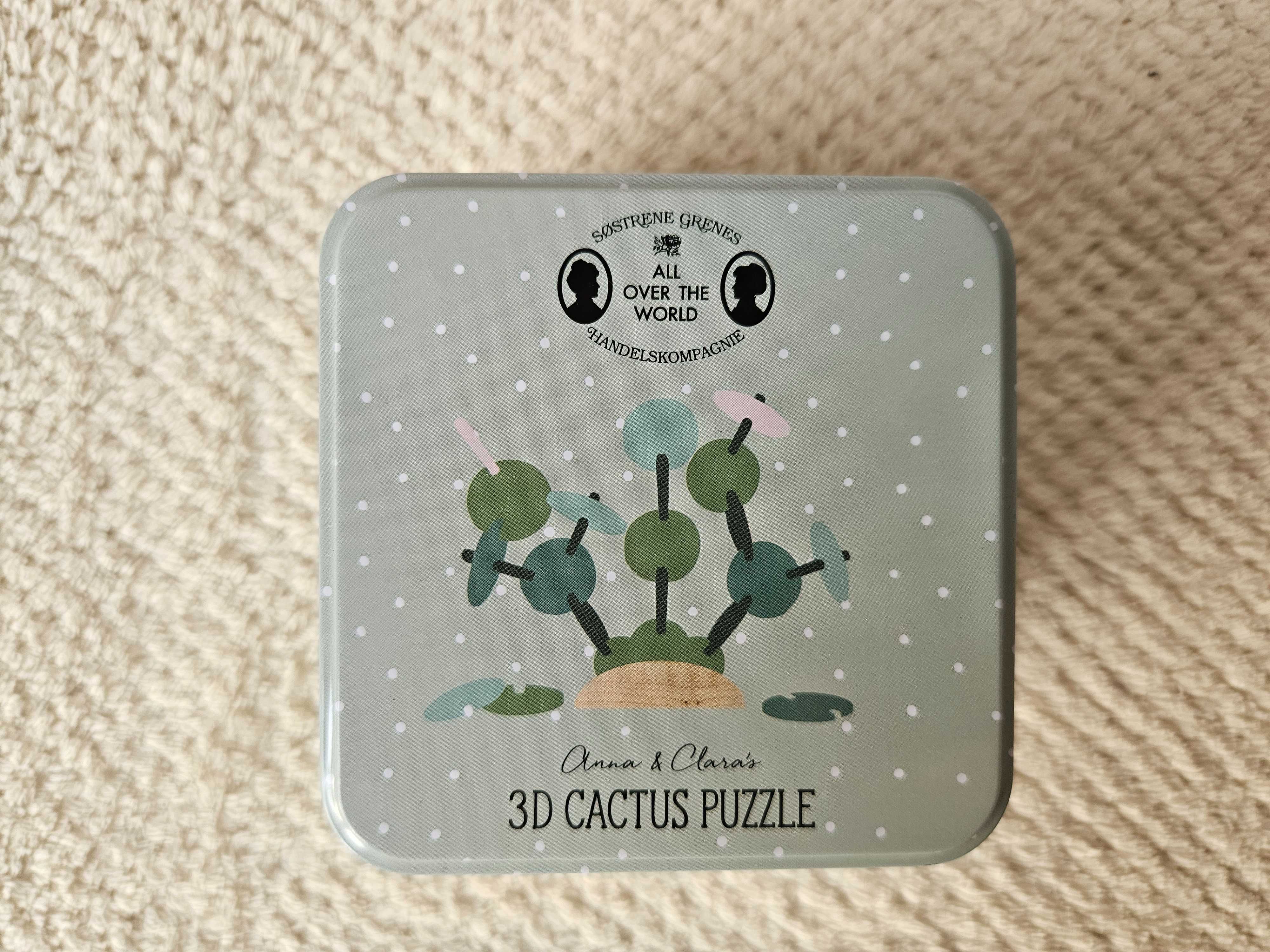 Puzzle 3d Kaktus Montessori