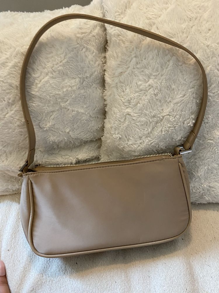 Torebka baguette bag beżowa reserved