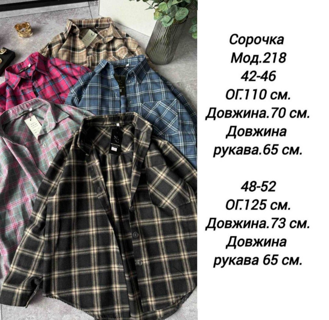 Трендова сорочка у клітинку