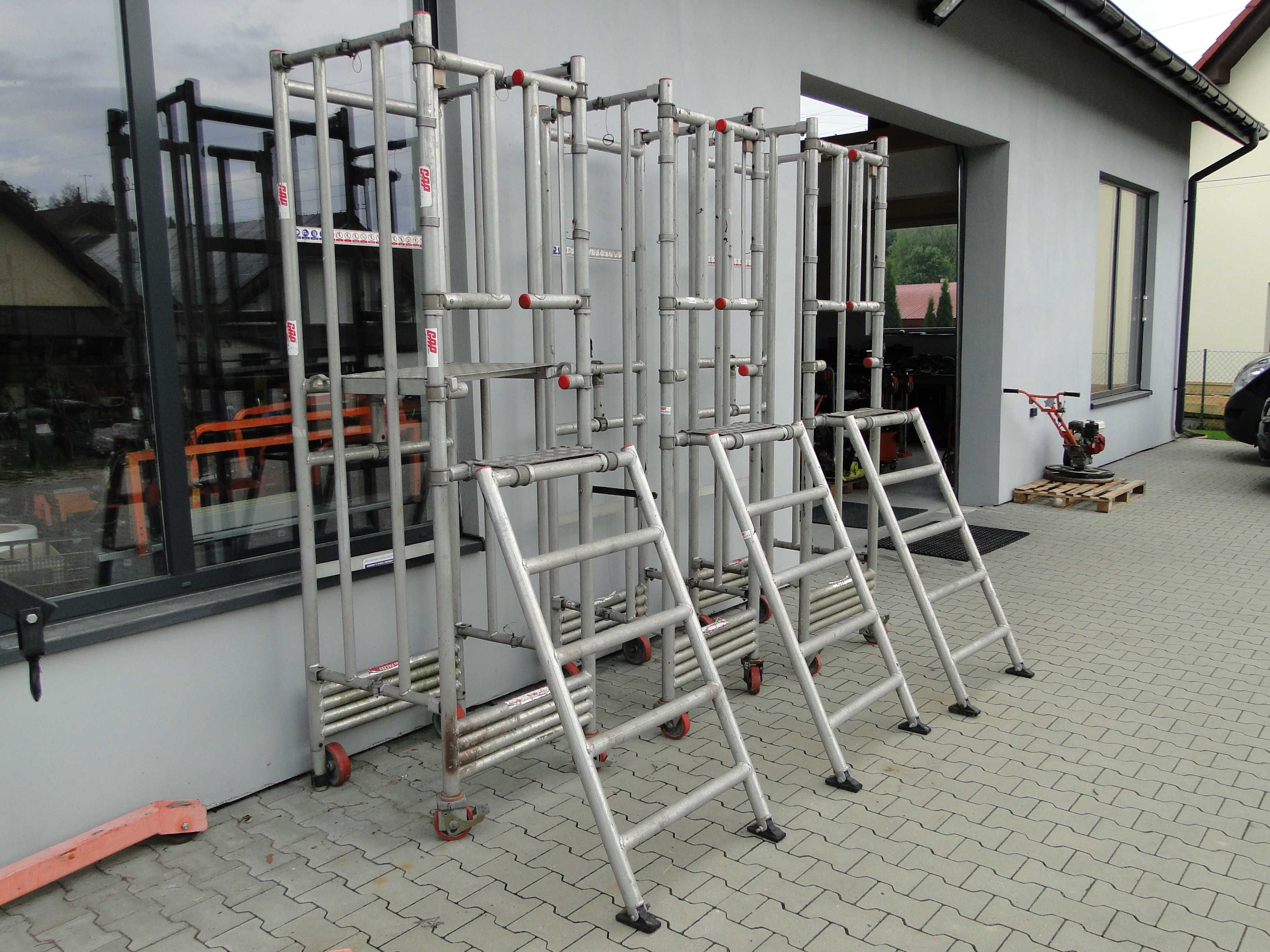Rusztowanie aluminiowe jezdne PODEST ROBOCZY SKŁADANY ALTREX Germany