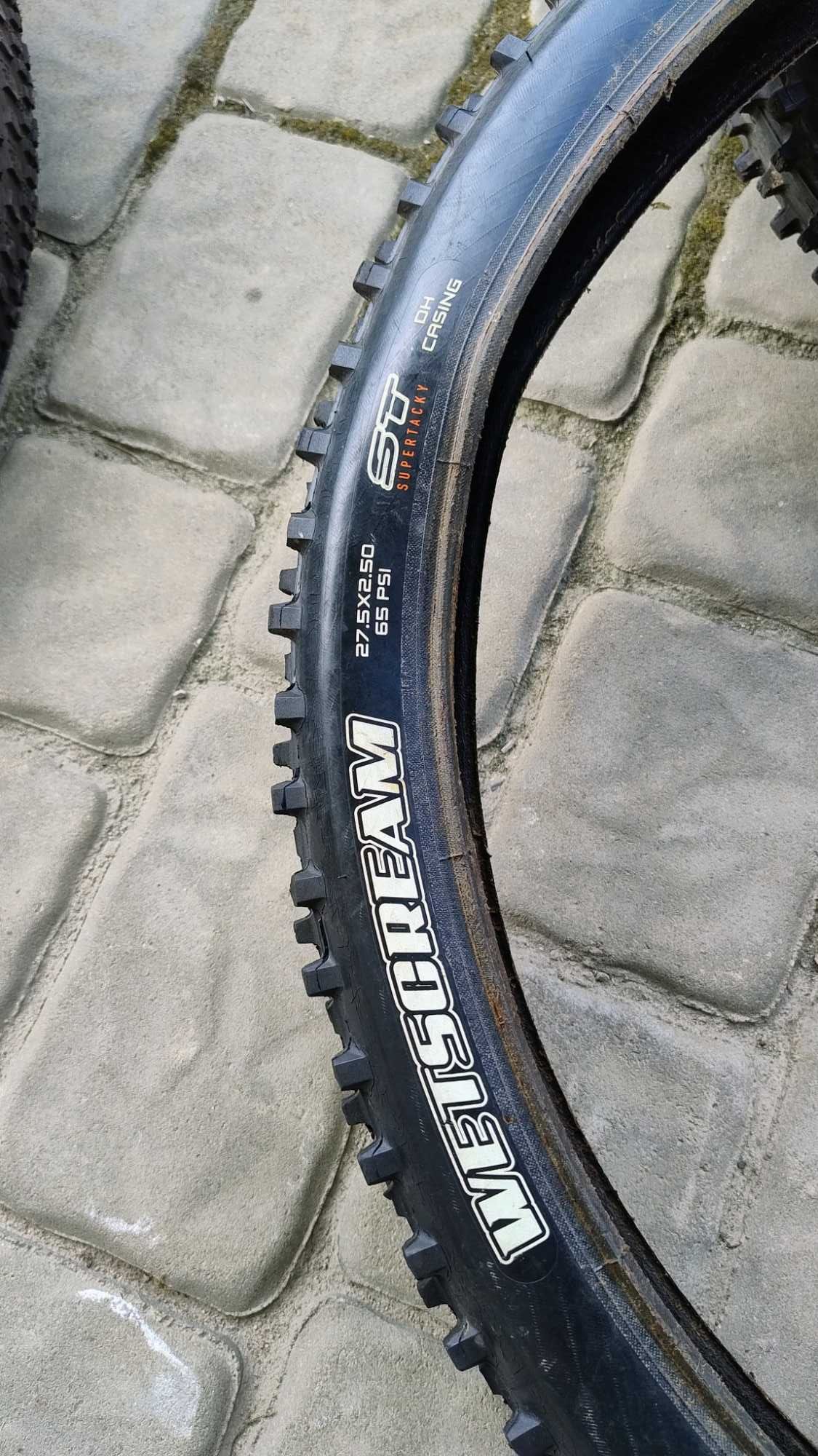 6x opony Maxxis 27.5 x 2.5 EXO ST 3C 2.4 dh MTB enduro dhf wetscream