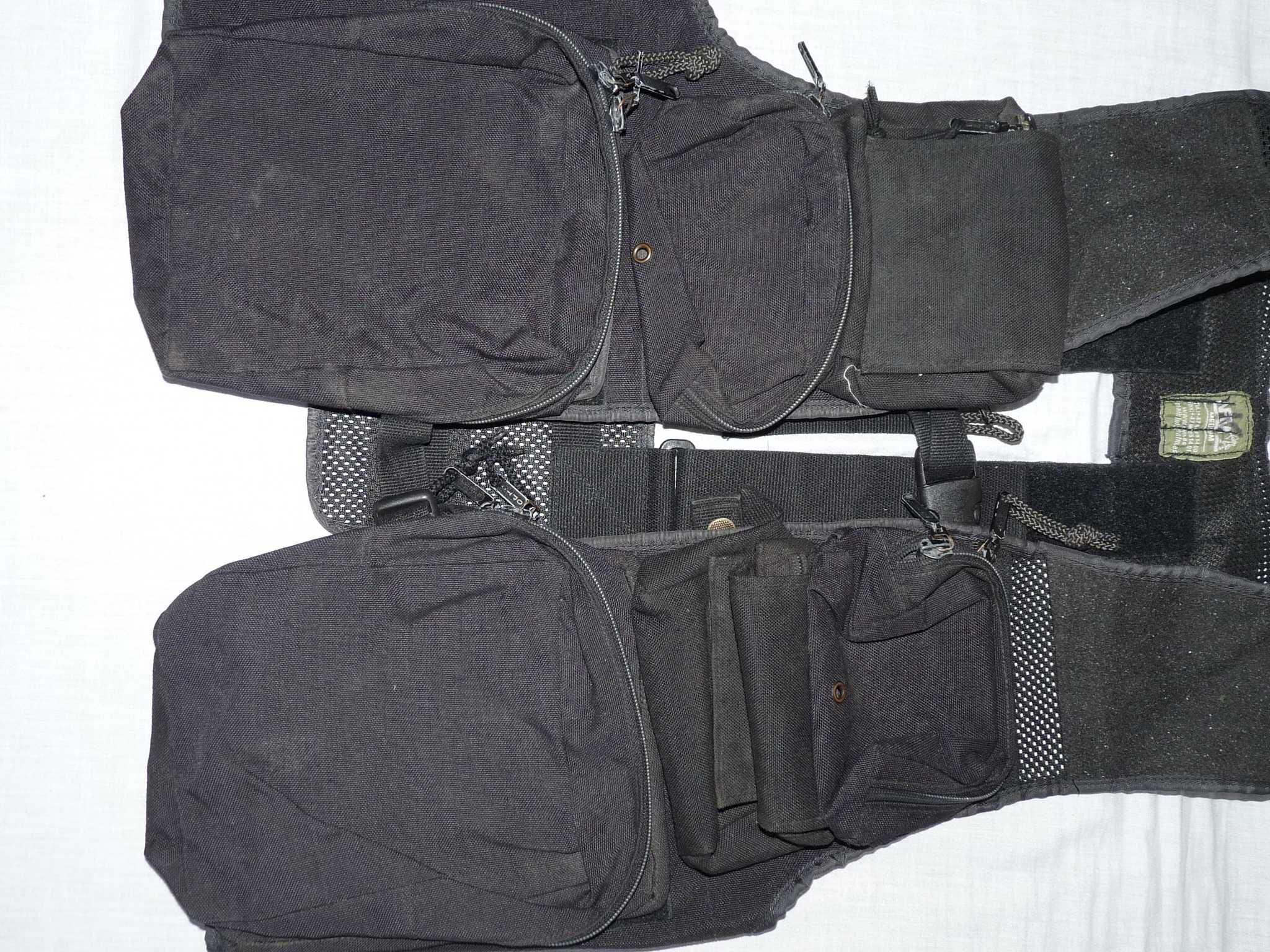 kamizelka taktyczna NFM policja AT 3lock 6 kieszeni czarna SPAT SPAP