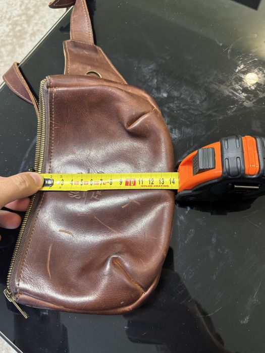 Шкіряна сумка, бананка Sharky Friends