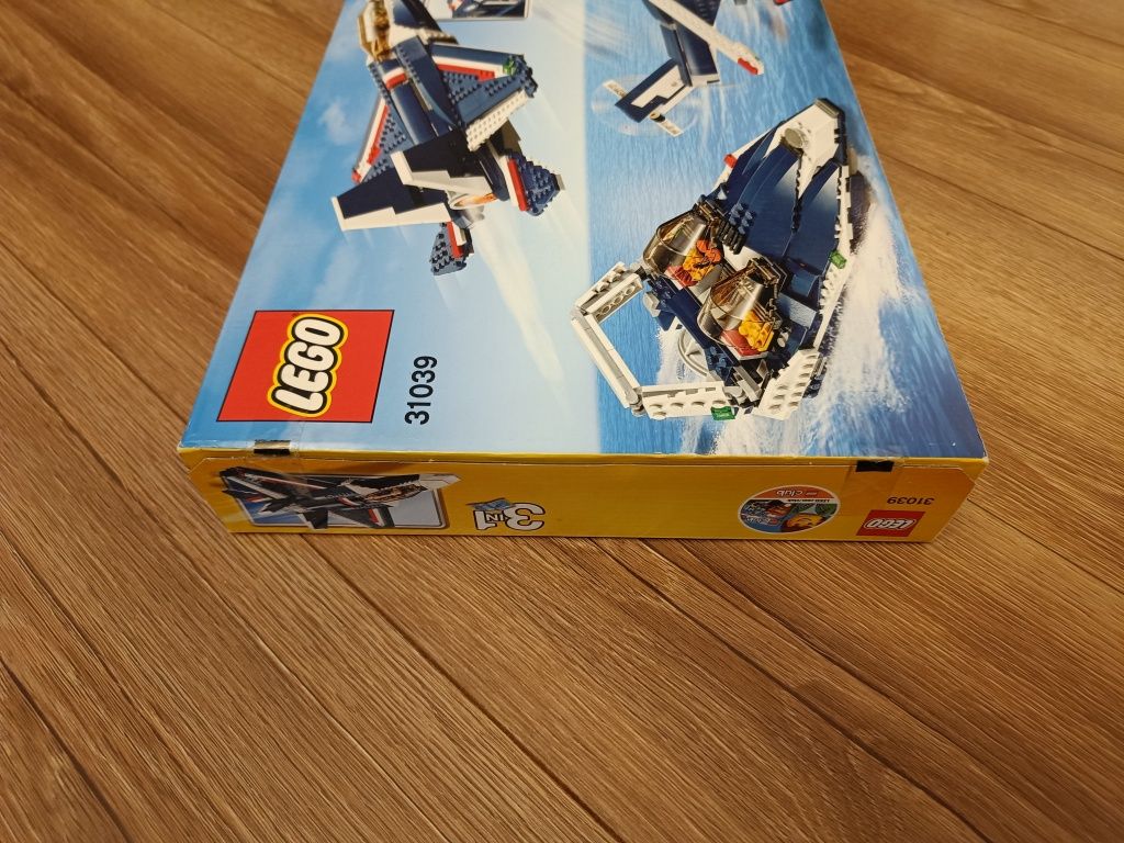 LEGO 31039 Creator 3w1 - Niebieski odrzutowiec EOL