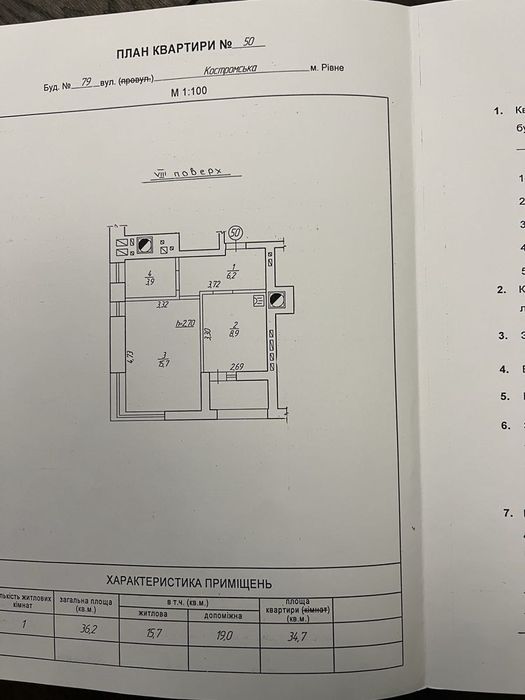 VP Продам 1К Квартиру в новобудові, Спектрум