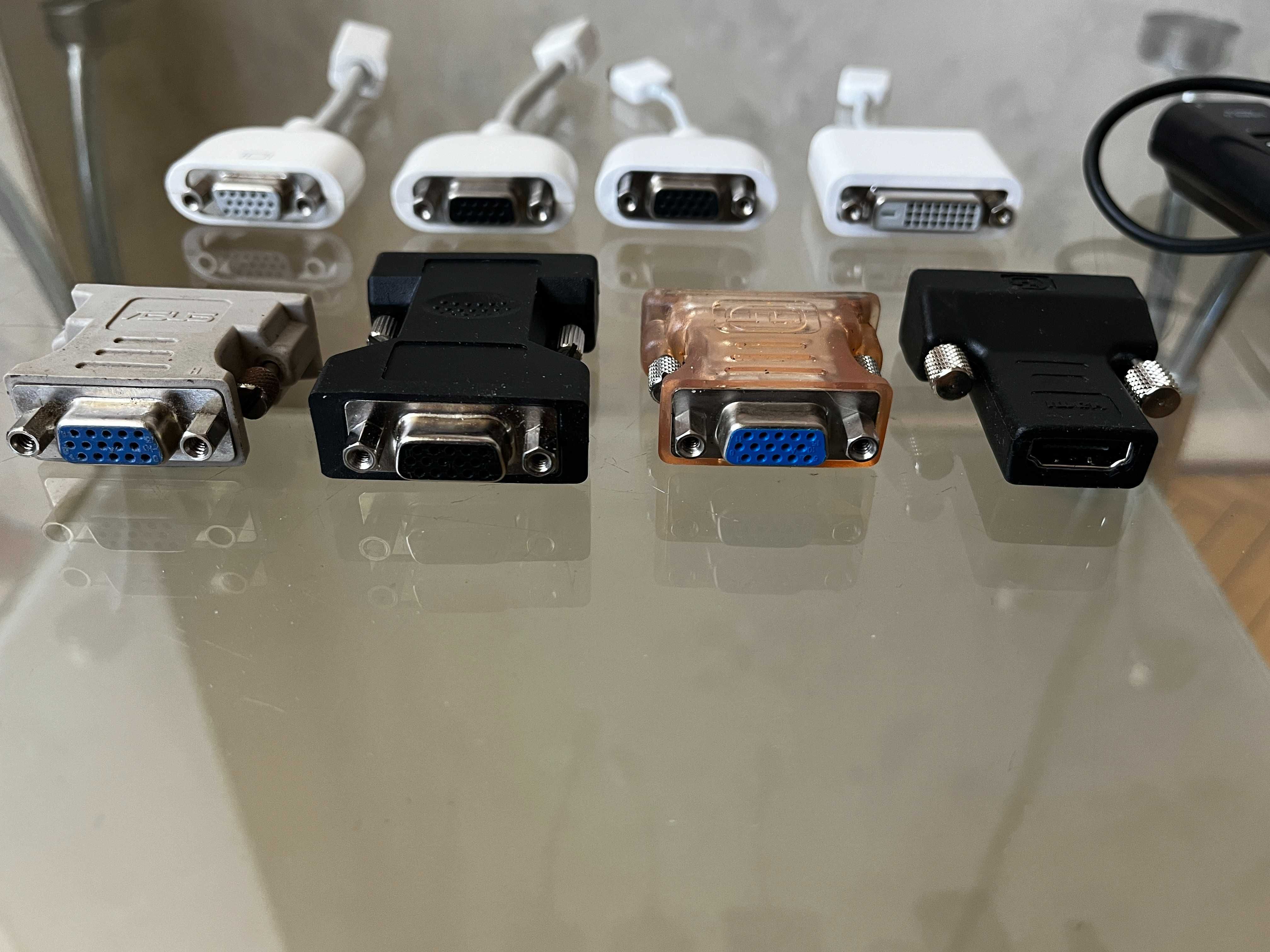 Переходники - HDMI, DVI, VGA, Apple.