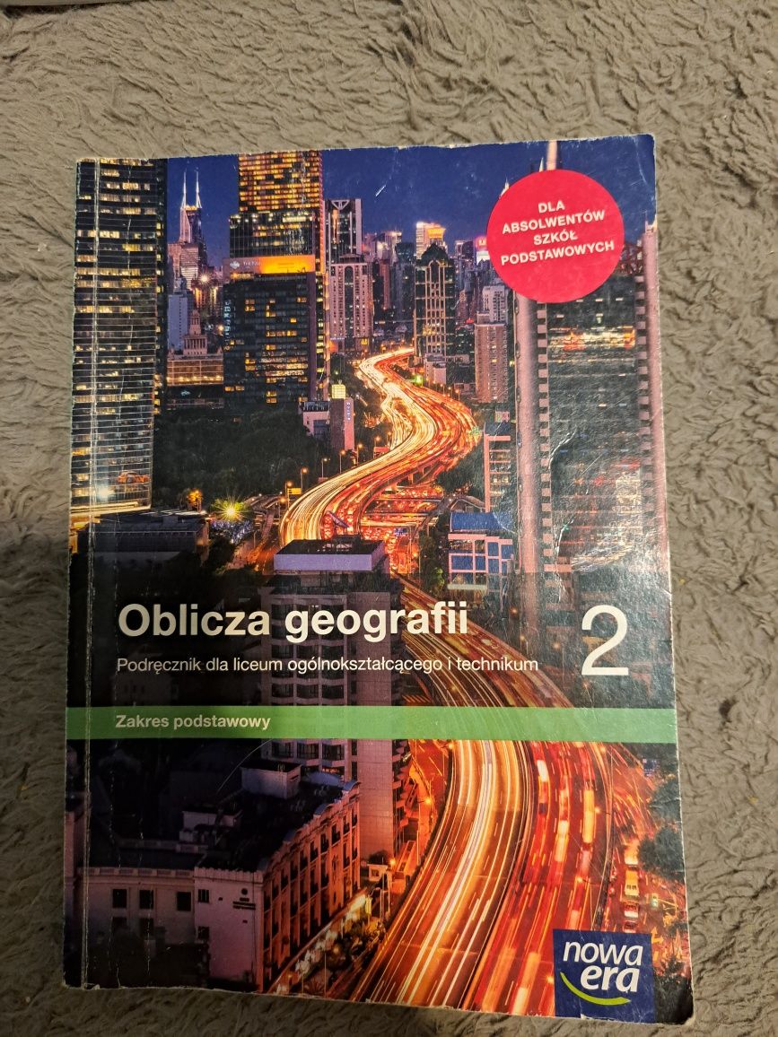 Podręcznik do Geografi 1 (Oblicza geografii 2) do technikum i liceum