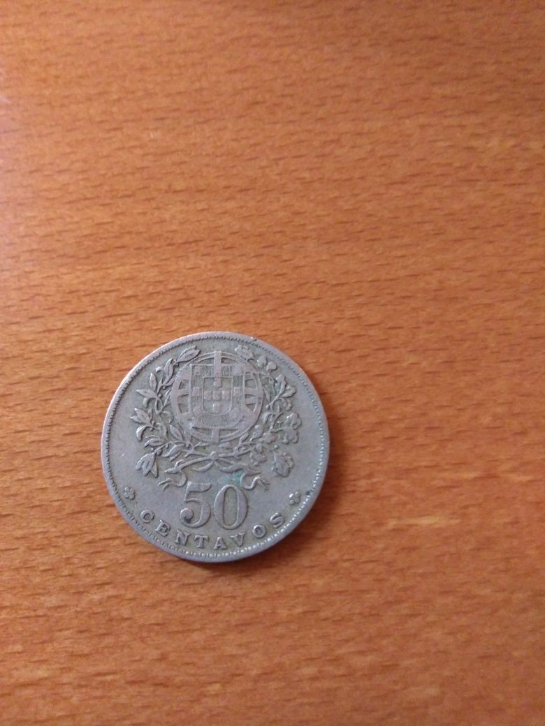 Moeda 50 centavos 1958