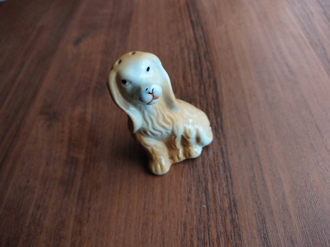 Solniczka / Pieprzniczka Ceramiczna w kształcie Psa