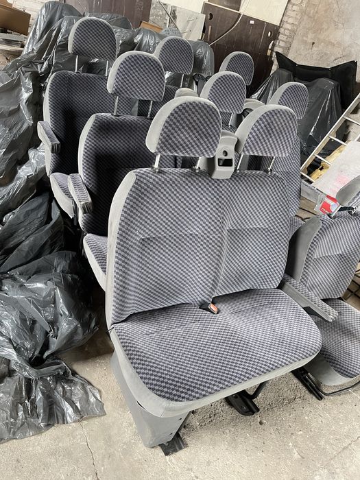 KOMPLET FOTELI  9,   na  9 osób , Ford transit 2000r-2014r,