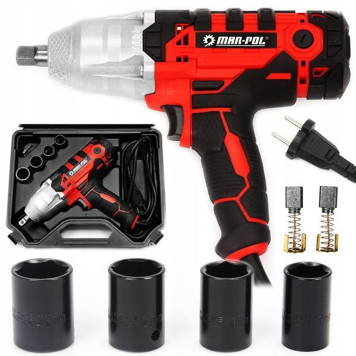 Elektryczny Klucz Udarowy 1/2 Do Kół Nasadki