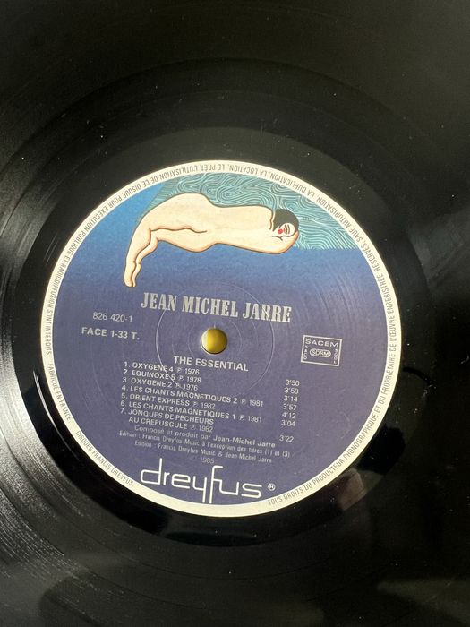 Платівки Alphaville, Space, JMichel Jarre, Laid Back