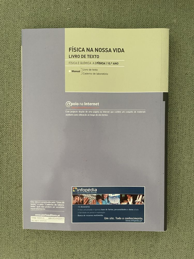 Livro e Caderno de Laboratório Física na Nossa Vida 10