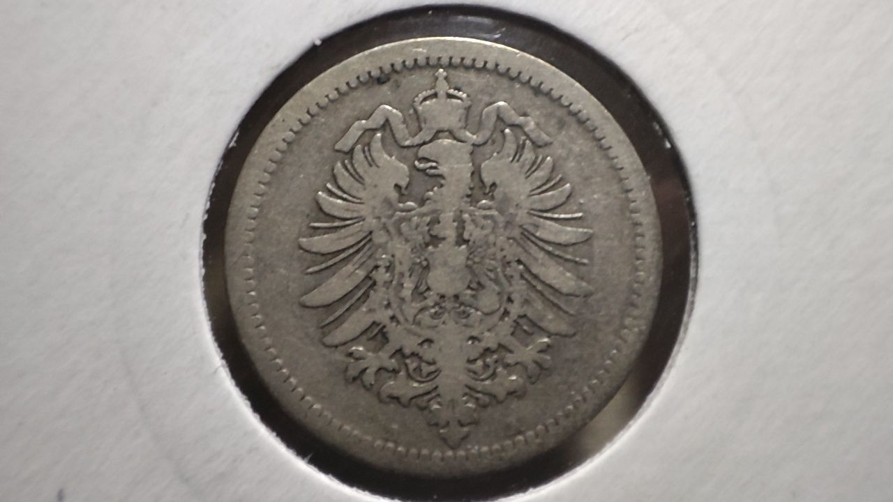 50 pfennig 1876 A - srebro