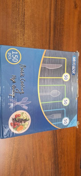 Sztućce jednorazowe plastikowe