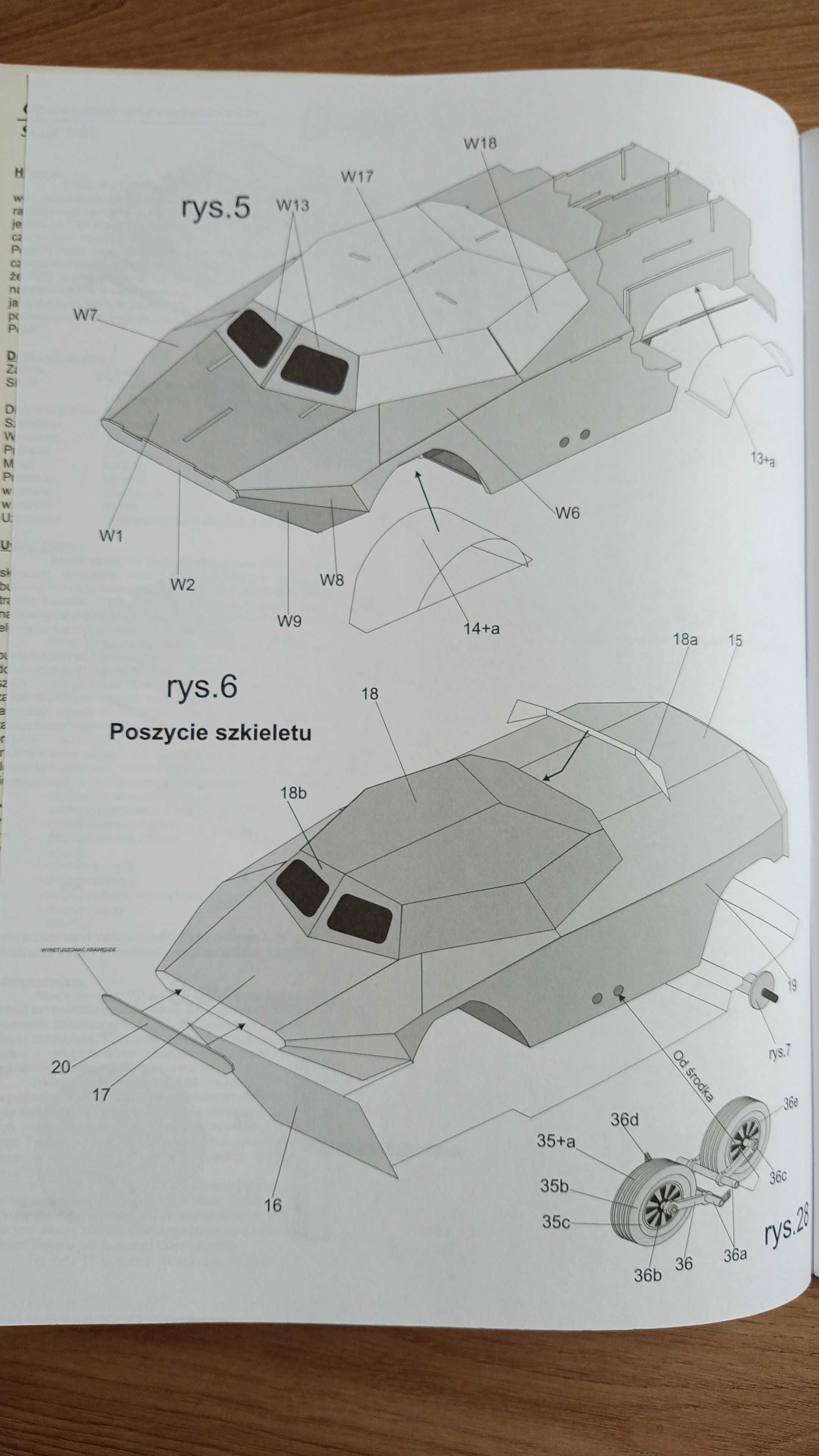Model kartonowy - Opancerzony wóz rozpoznawczy D-442 FUG - Answer