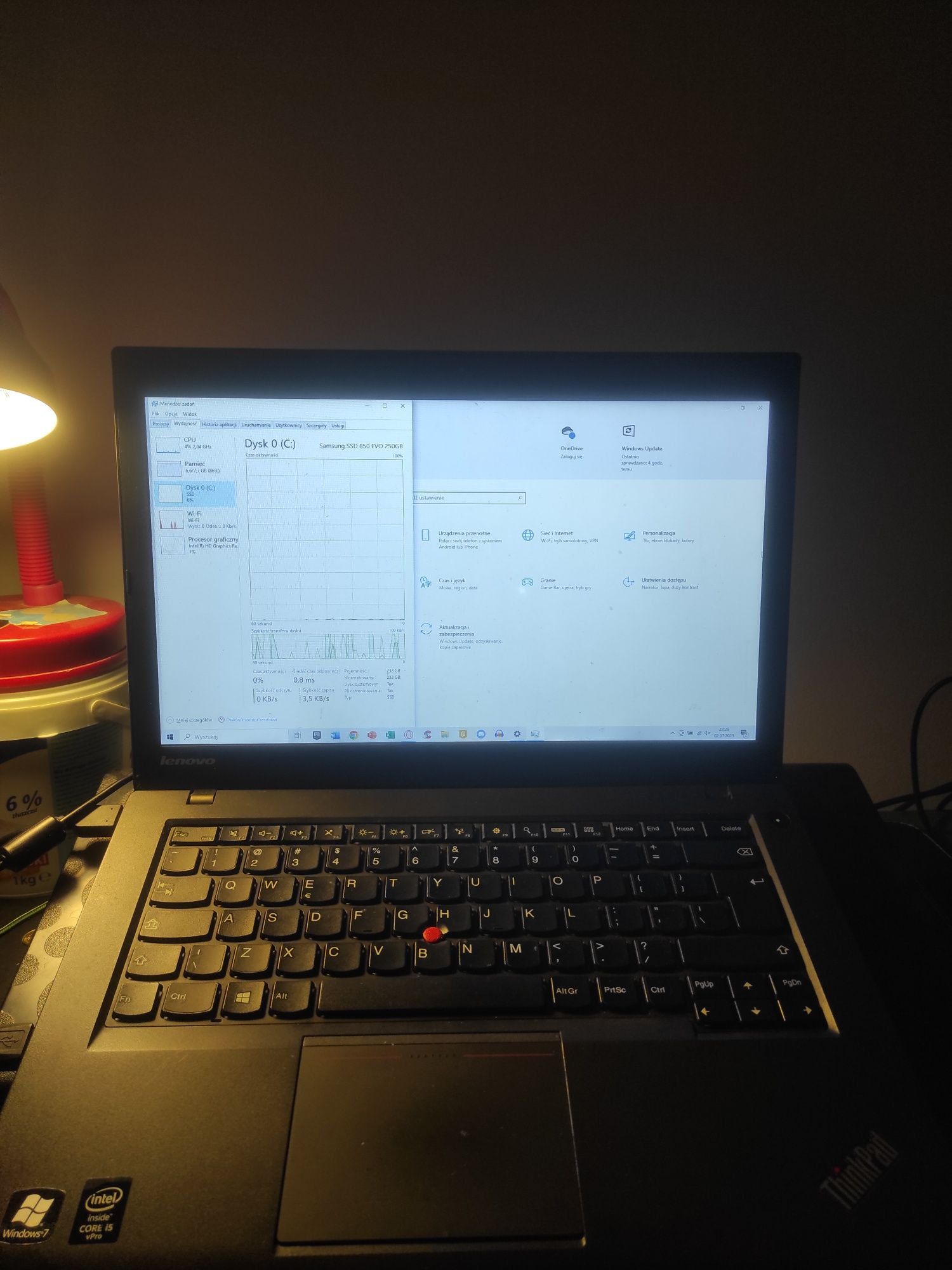 Lenovo ThinkPad T440 | i5‑4300U | 8 GB RAM | SSD | Windows 10 | Nowa ł