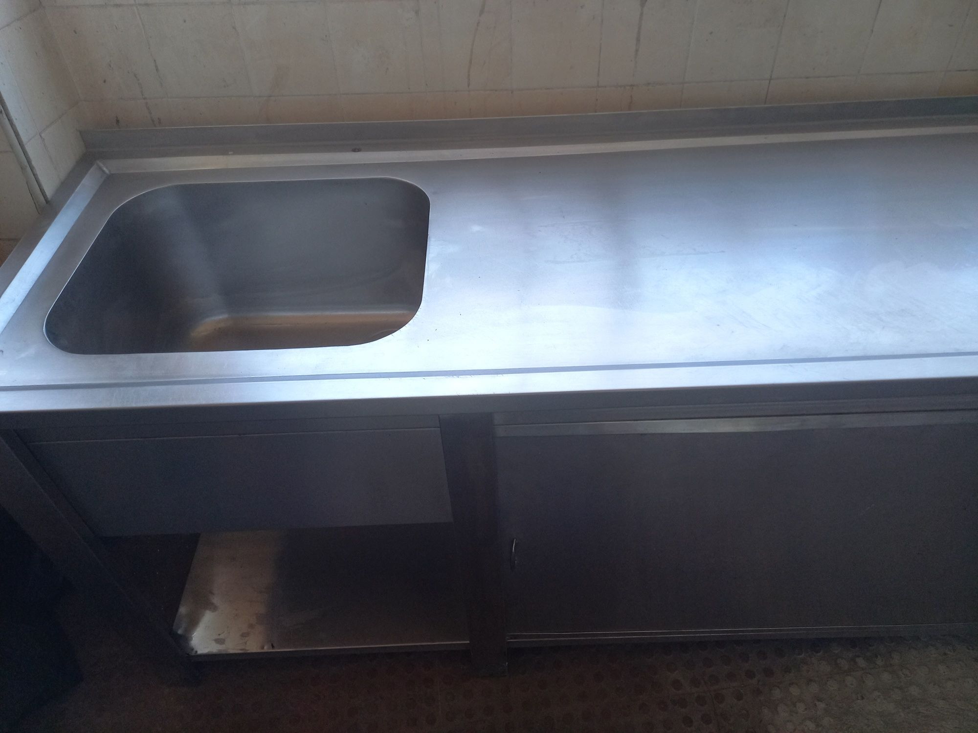 Bancada inox 3.12 x 0.60