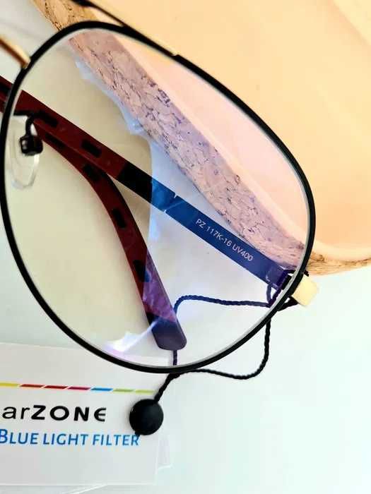 Okulary Polarzone damskie okulary do komputera zerówki nowe