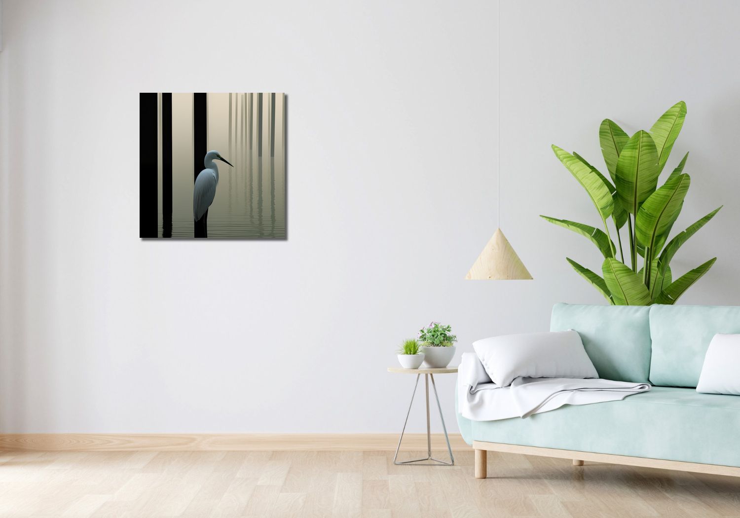 Obraz 60x60cm Mgiełka na Wodzie