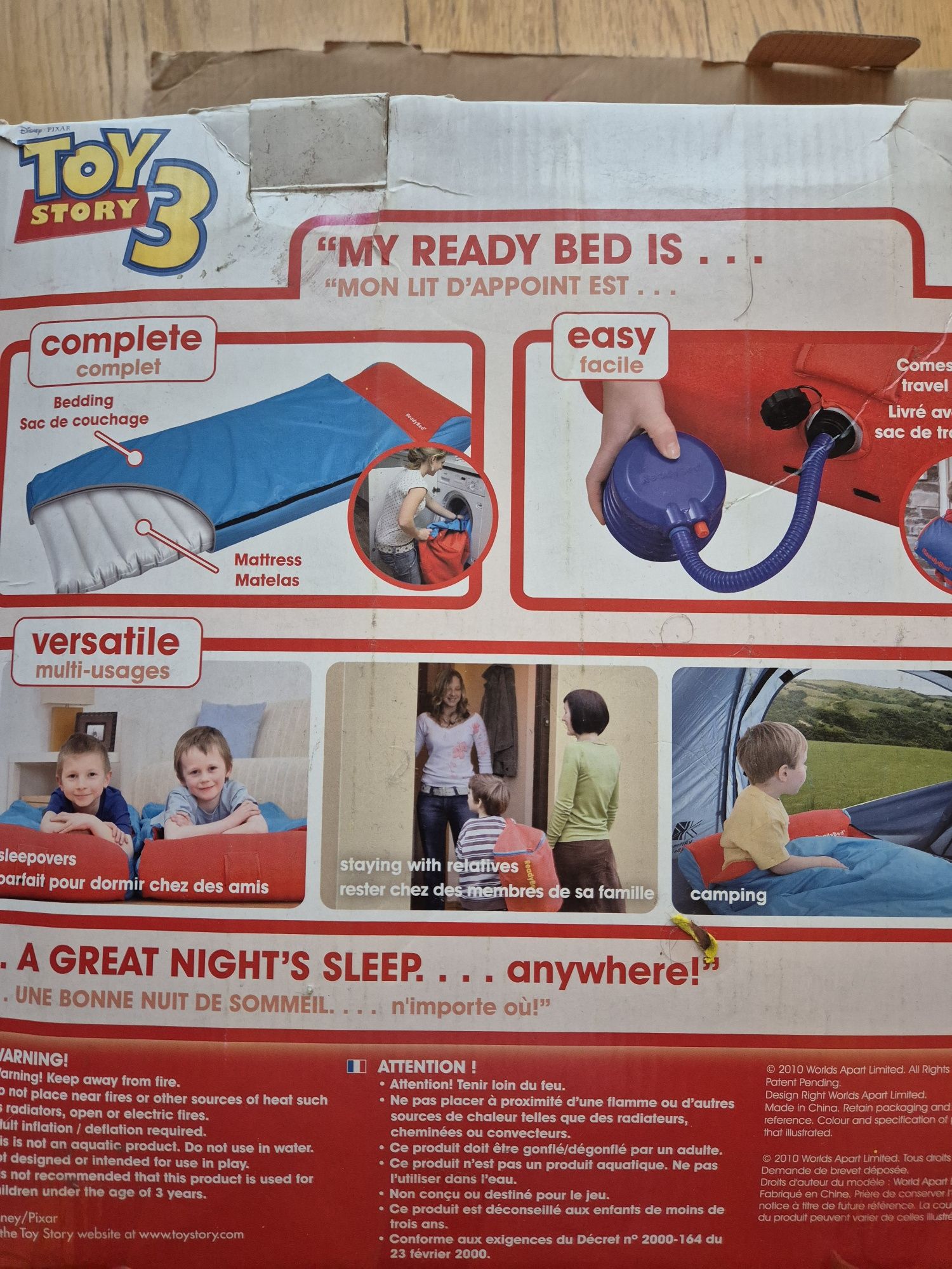 Materac śpiwór dla dziecka ready bed
