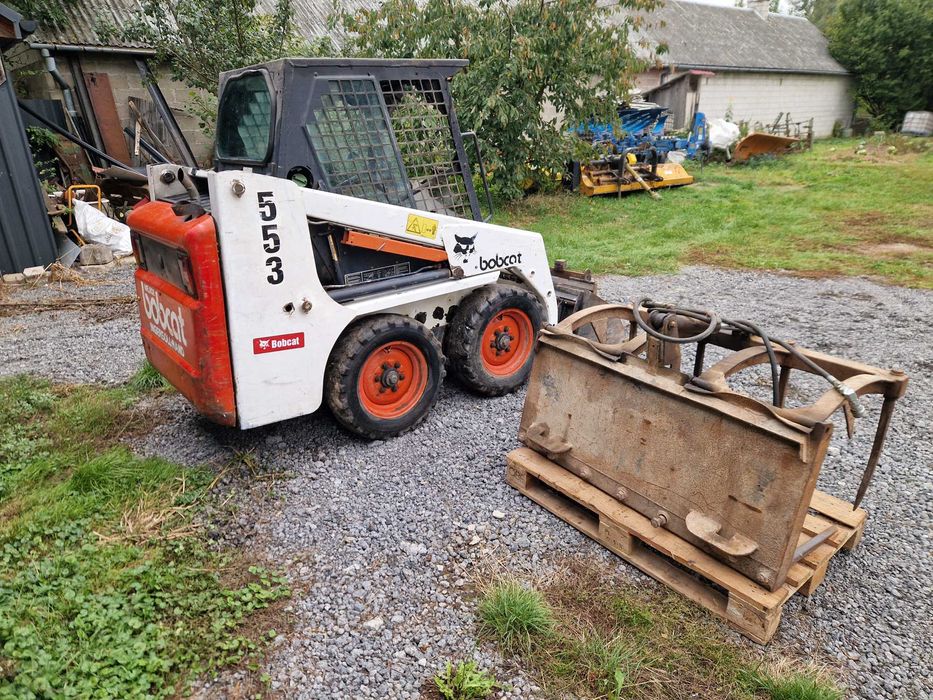 Miniladowarka Ladowarka BOBCAT 553  krokodyl widly szufla 1400 MTHORYG