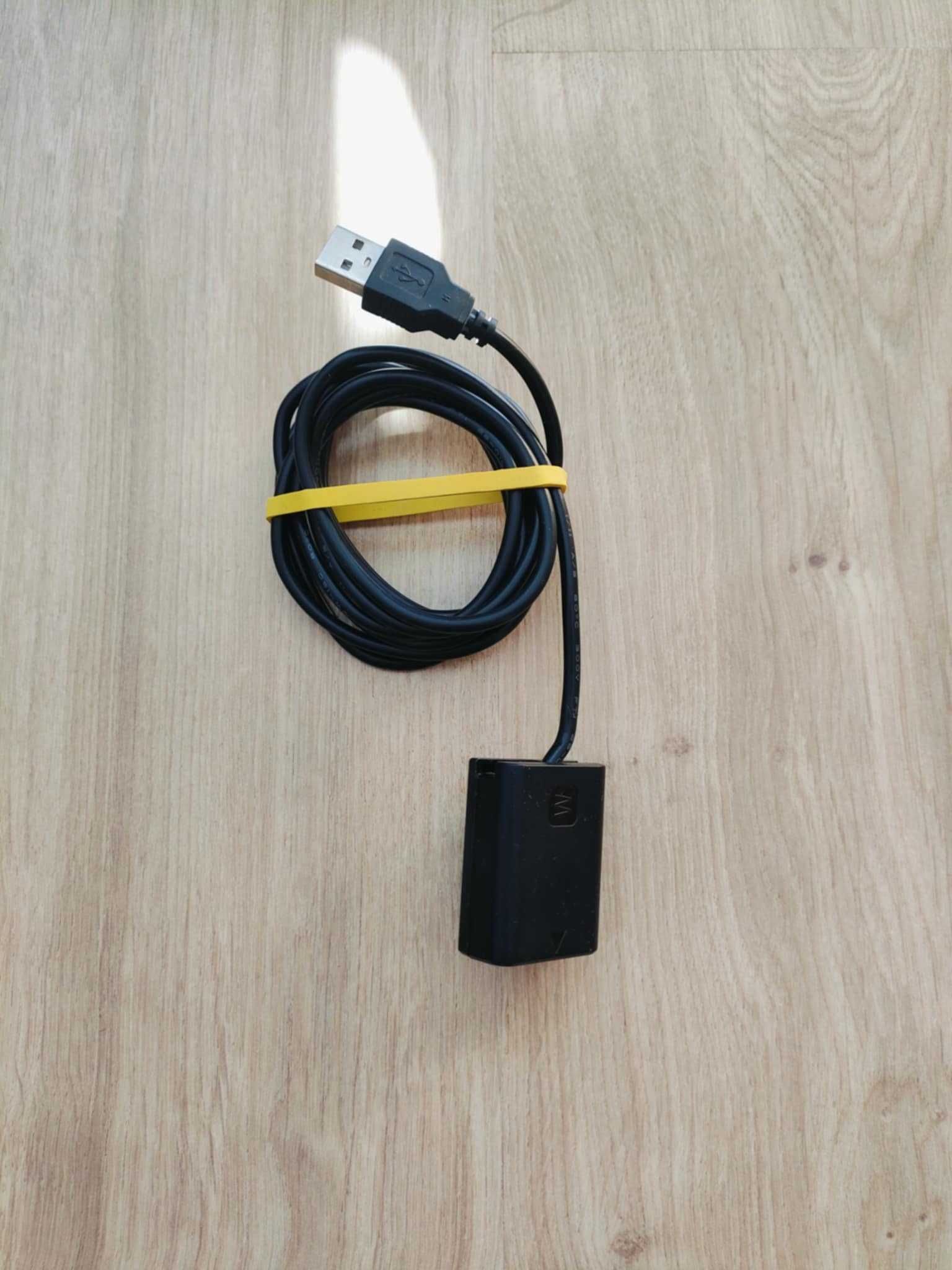 Sony NP-FW50 zasilacz atrapa baterii AC DC a6000 a6100 a6400 a6500