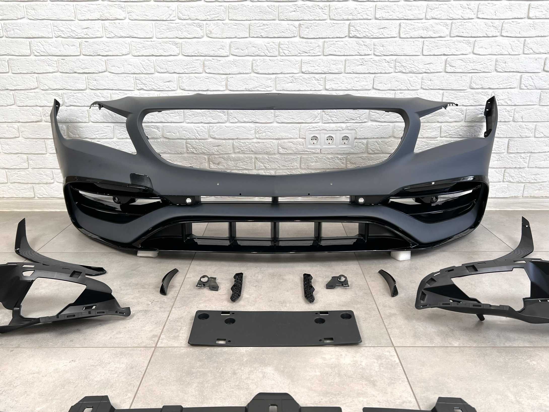 Бампер передний CLA GLE CLA45 AMG Mercedes C117 AMG Line V167 C16